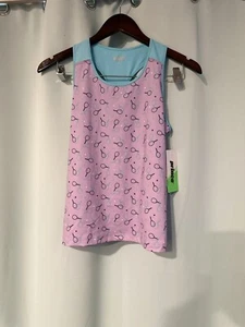 Prince Youth Girls Fashion Printed Tennis Tank Top Purple Blue Size Large - Picture 1 of 4
