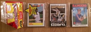 1986 Pack Jim Rice Butch Wynegar Bob Jones Jeff Burroughs Ron Romanick Manny Lee - Picture 1 of 2