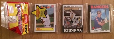 Paquete 1986 Jim Rice Butch Wynegar Bob Jones Jeff Burroughs Ron Romanick Manny Lee Foto 1 de 2