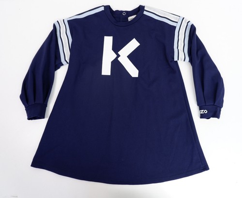 Kenzo Vestito Maglione Bambina Età 6 Anni Navy Manica Lunga Ottime Condizioni