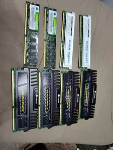 Corsair Vengeance 16GB (4x 16GB) DDR3 (PC3-12800) Memory Module CMZ16GX3M2A1600 - Picture 1 of 8