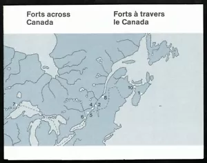Canada sc#992a Canadian Forts - 1, Booklet Bk86, Mint-NH - Picture 1 of 3