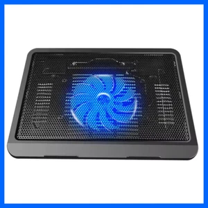 Universal Strong Wind Fan Laptop Cooling Base Tablets Quiet Cooling Pad 14 In - Picture 1 of 6