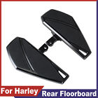 For Harley Sportster XL883/1200 Male Mount Footrests Footpegs Floorboard Black