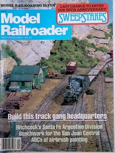 Model Railroader Magazine December 1983 Hitchcock's Santa Fe Argentine Division - Picture 1 of 2