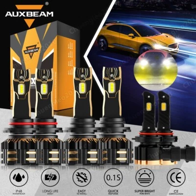 Faros LED CANBUS 6000 K + luces antiniebla amarillas para Dodge Charger 2006 2007-2009 Foto 1 de 4