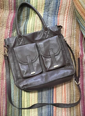 Bolso Mensajero Kristen Bell Para Erica Anenberg Mujer Cuero Marrón Madison Foto 1 de 4