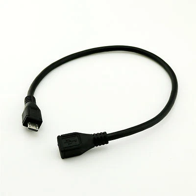 USB 2.0 Mini B 5-Pin Female to Micro Male Data Charger Converter Adapter Cable - Image 1 of 4