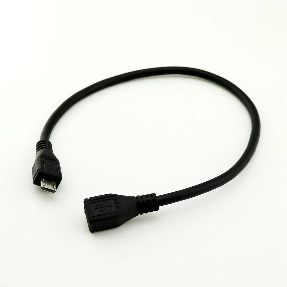 USB 2.0 Mini B 5-Pin Female to Micro Male Data Charger Converter Adapter Cable - Image 1 of 4