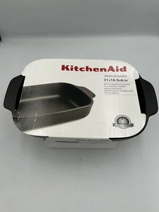 KitchenAid Teglia da Forno in Gres Nera Media Teglia da Forno Lasagne - Foto 1 di 6