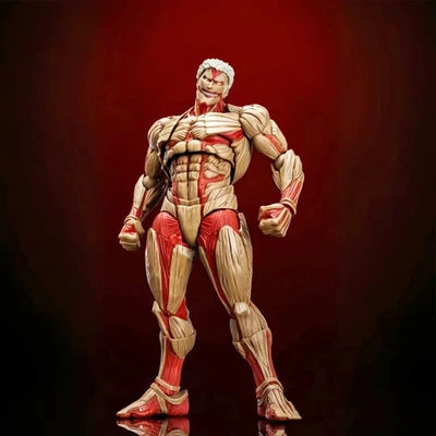 Kaiyodo Armored Titan Revoltech Movable Figure Amazing Yamaguchi Attack on Titan - Image 1 of 4
