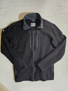 KUHL Interceptr Fleece Jacket Full Zip Hiking Sweater Men's Size Large Dark Gray - Picture 1 of 10