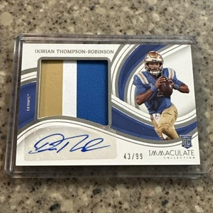 Dorian Thompson-Robinson 2023 Immaculate Collegiate #PPRA-DTR Patch Auto RC /99 - Picture 1 of 3