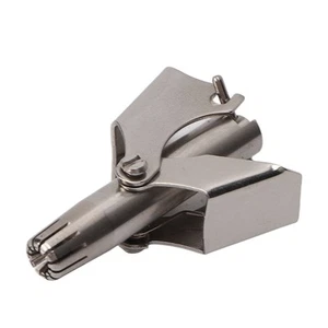 Manueller Nasenhaartrimmer 360 Grad drehbar Edelstahl mit R Rundkopf - Bild 1 von 22