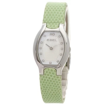 EBEL Beluga Diamond Watch Stainless Steel Leather Ladies - image 1 of 4