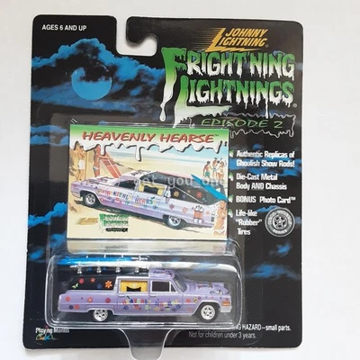 NEW Johnny Lightning HEAVENLY HEARSE Frightning Lightnings Episode 2 Purple Car - Image 1 of 4