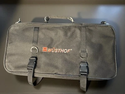 Wusthof Triple-Zip 21-Slot Knife Case Holder Black - Image 1 of 4