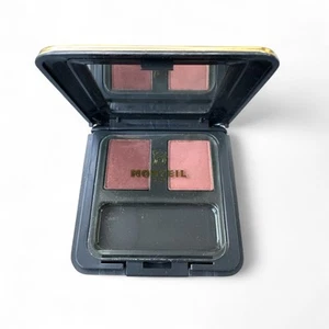 Monteil Paris Rich Powder Eyeshadow Duo MAHOGANY/ROSEBLUSH New No Box - Picture 1 of 3