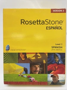 Rosetta Stone Espanol Level 1, 2 & 3 Version 3 Spanish Latin America - Picture 1 of 16