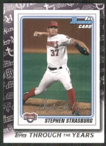 Topps Through the Years 2021 #TTY27 Stephen Strasburg Nationals TW2142 - Imagen 1 de 2