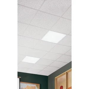 Armstrong 705A Fissured Ceiling Tile 24"X 24" Angled Tegular 15/16" Grid 16 PCS - Picture 1 of 3