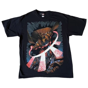 Y2K Marvel Mad Engine Shirt Mega Print Gambit X-Men Insane Graphic Large - Picture 1 of 9