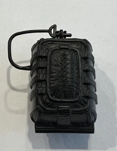 1994 GI Joe Convention Exclusive Fighter Pilot V1 Black Parachute Backpack 3.75” - Picture 1 of 14