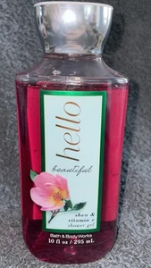 Bath & Body Works Hello Beautiful Shea & Vitamin E Shower Gel 10 oz - Picture 1 of 6
