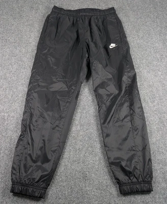 Nike Woven Track Pants Mens Large Black Mesh Lined Swishy Pants Athletic - Image 1 of 4