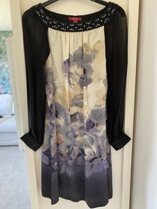 Monsoon Silk Dress Size 10 - Picture 1 of 4
