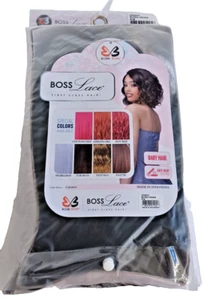 Bobbi Boss Lace First Class Hair Designer Wig, MLF932 Oriane, Color 1B, Black - Picture 1 of 6