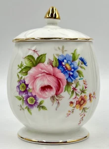 SCHÖNES AYNSLEY SPRAY BEDECKT MARMELADENGELEE GLAS - Bild 1 von 14