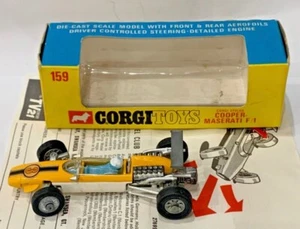 CORGI TOYS 159 Cooper Maserati F1 Replacement Acetate Window Only For Box - Picture 1 of 2