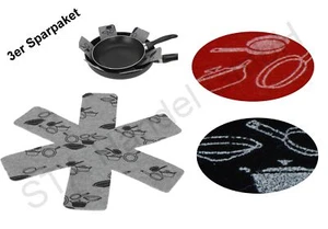 3x Pfannenschutz XXL Set Pfannen Einlage Kratzschutz Pfannenschoner Stapelschutz - Bild 1 von 1