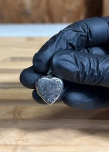 Heart Sterling Silver 920 Locket - Picture 1 of 5