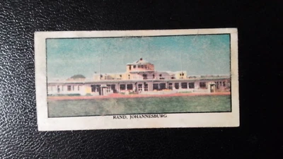 MARS LTD 1938. FAMOUS AREOPLANES, PILOTS,AND AIRPORTS. NO 33. RAND  JOHANNESBURG - Image 1 of 2