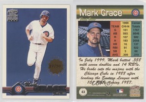 2000 Pacific Paramount Premiere Date /50 Mark Grace #43