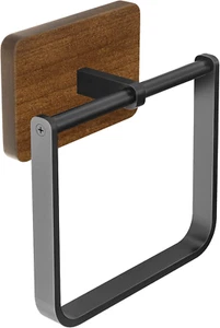 DOKU Metal Square Towel Ring, Hand Towel Holder for Bathroom, Towel Rack Hanger - Picture 1 of 7
