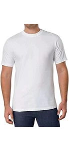 Gemrock Crew Neck Short Sleeve 100% COTTON WHITE T SHIRT  Size 3x - Picture 1 of 4