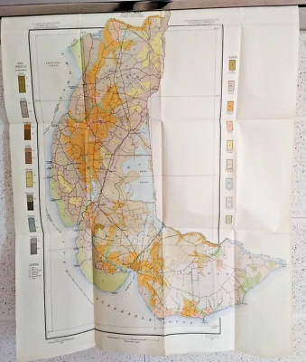 Antique Map 1906 Chowan County North Carolina Edenton Ryland 21X27" #21115 - Image 1 of 4