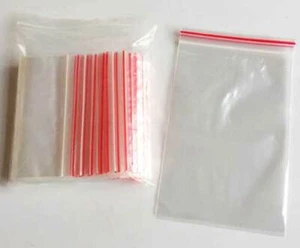 2"x3" 50x75mm 75um Magic Seal Zip Lock Press Seal Poly Bags - Picture 1 of 1