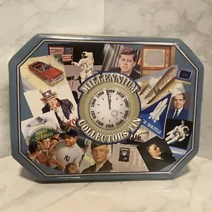 Vintage 1999 Millennium Collectors Candy Tin, EUC Year 2000 JFK, History USA - Picture 1 of 7