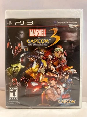 Marvel Vs Capcom 3 Fate of Two Worlds PS3 Sealed Black Label New Playstation 3 - Image 1 of 4