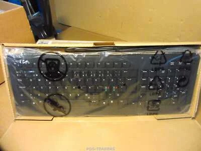 Dell Y559K NORDIC Black USB Keyboard 105 Keys Norway Layout - NEW NEU NUOVO - Bild 1 von 4