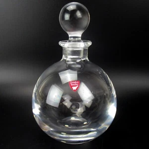Orrefors Glas Karaffe signiert Sweden Glass Carafe Decanter Signed Vintage - Bild 1 von 5