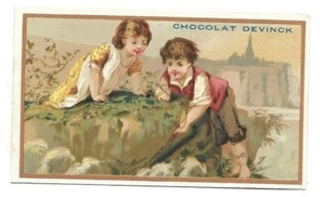 Kinder Meer Spiele - Chromo Schokolade Devinck - Trade card - Bild 1 von 2
