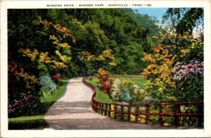 Postkarte Winding Drive, Warner Park, Nashville, Tennessee, TN - Bild 1 von 2