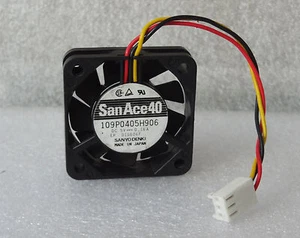 Sanyo Denki San Ace 40mm x 10mm Fan 5V DC 3 Pin Made In Japan 109P0405H906 - Picture 1 of 3