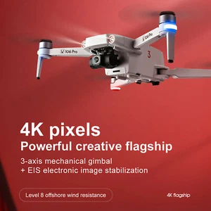 2021 JJ106 pro 1.2KM FPV 3-axis Gimbal 4K Camera Wifi GPS RC Drone Quadcopte - Picture 1 of 16