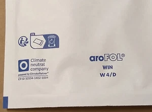 100 Luftpolster-Versandtaschen Arofol WIN weiss Gr 4/D mit Fenster links DIN A5 - Bild 1 von 2